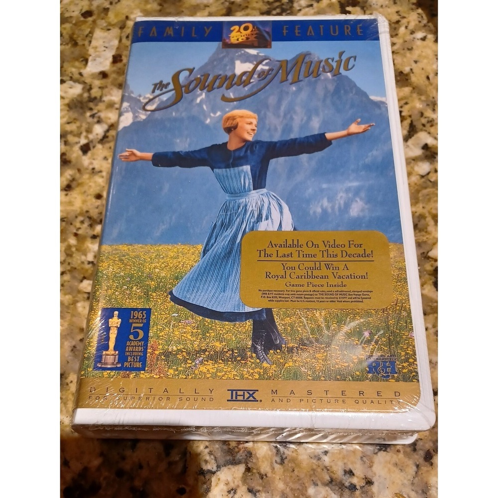 The Sound of Music (VHS, Tape 1996, New Sealed THX Digital Surround Sound Audio)